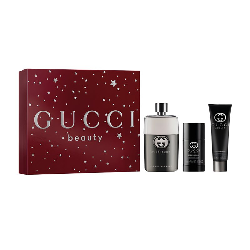 giftset gucci guilty pour homme edt 3pcs