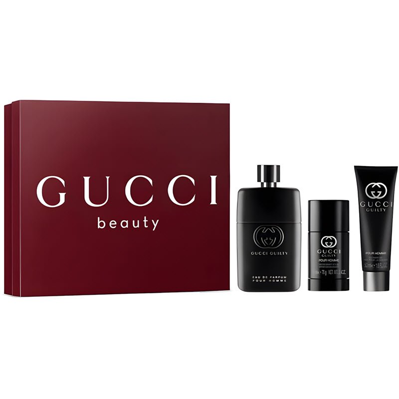 giftset gucci guilty pour homme edp 3pcs
