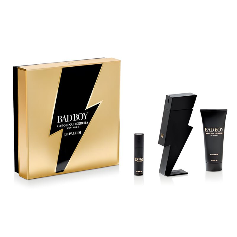 giftset carolina herrera bad boy le parfum edp 3pcs