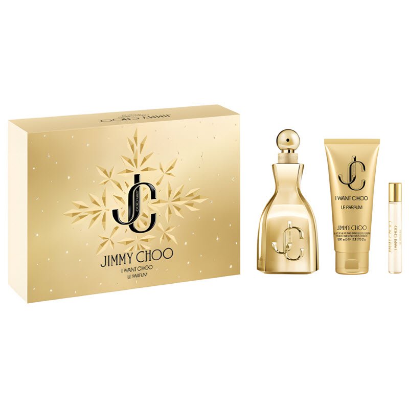 giftset jimmy choo i want choo le parfum 3pcs