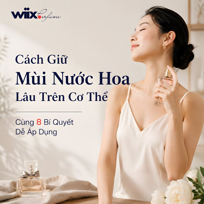 cách giữ mùi nước hoa lâu trên cơ thể