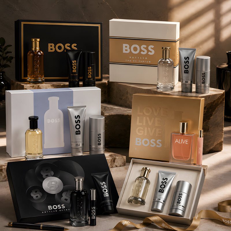 giftset hugo boss tặng sếp nam