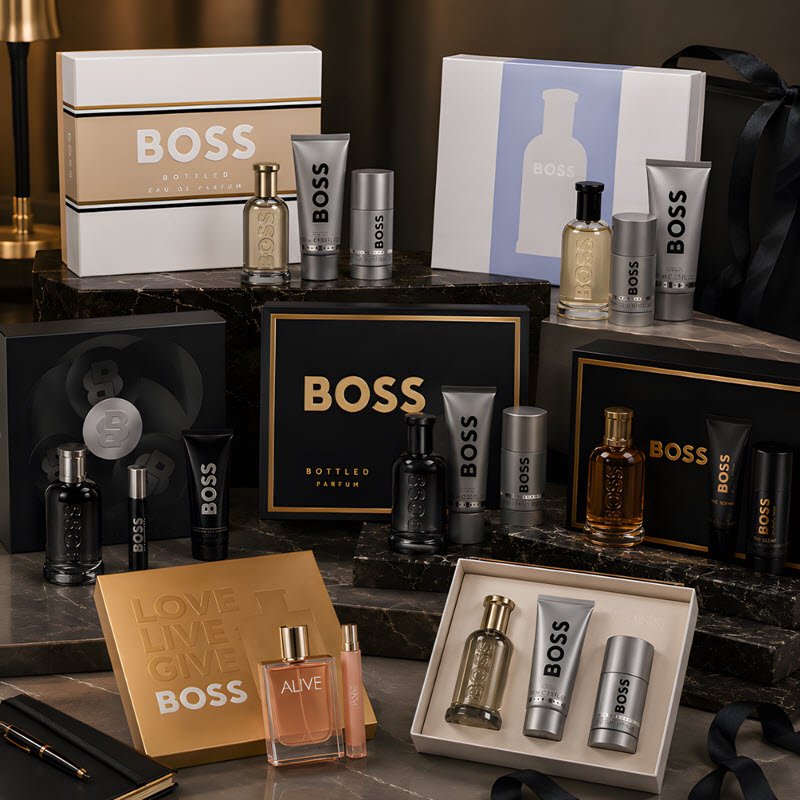 giftset hugo boss tặng sếp nam