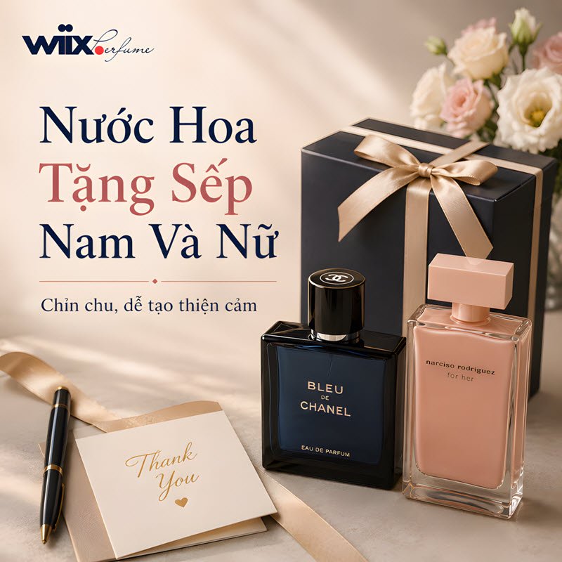 nước hoa tặng sếp nam và nữ
