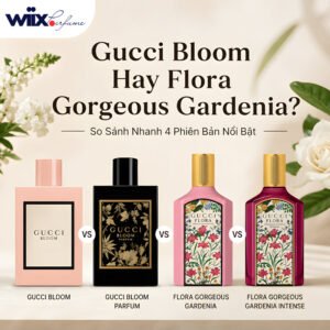 so sánh gucci bloom vs bloom parfum vs flora gorgeous gardenia vs flora gorgeous gardenia intense