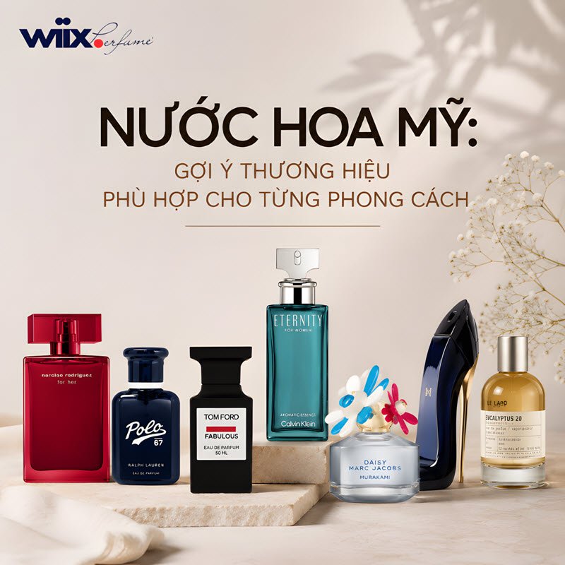 nước hoa mỹ