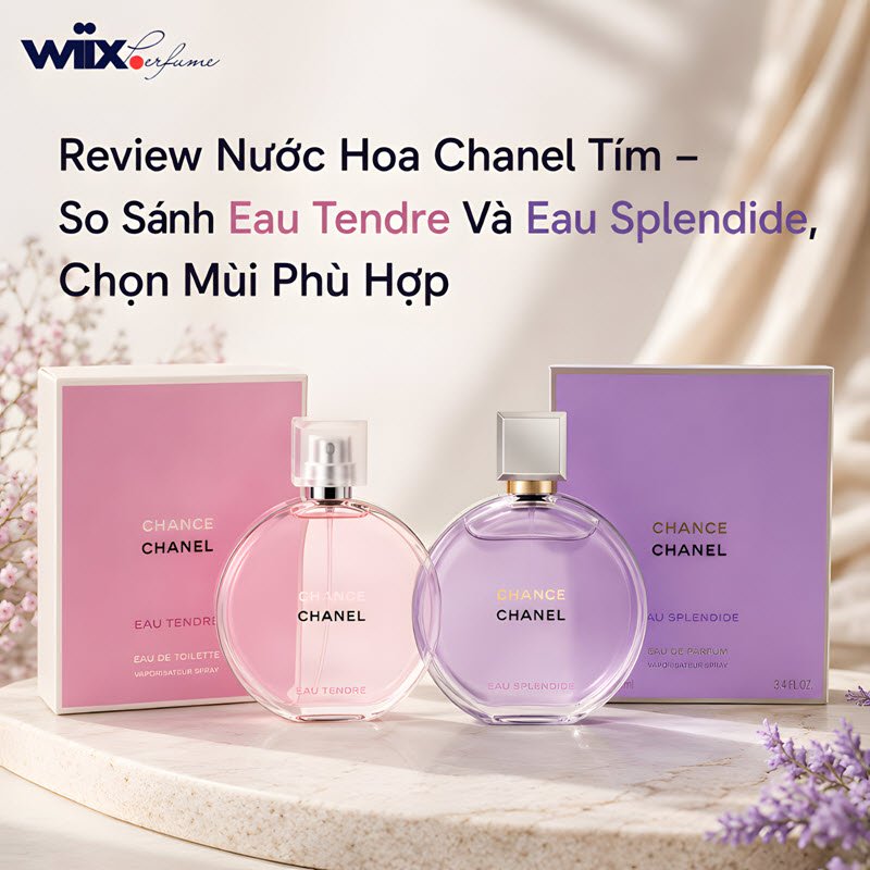 review nước hoa chanel tím