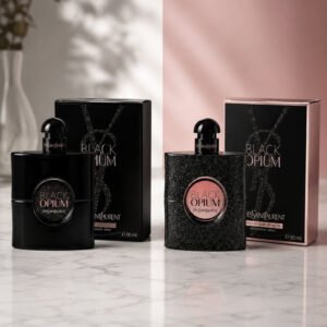 so sánh ysl black opium edp và le parfum