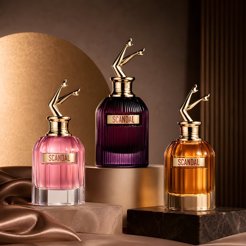 so sánh jean paul gaultier scandal, scandal intense và scandal absolu